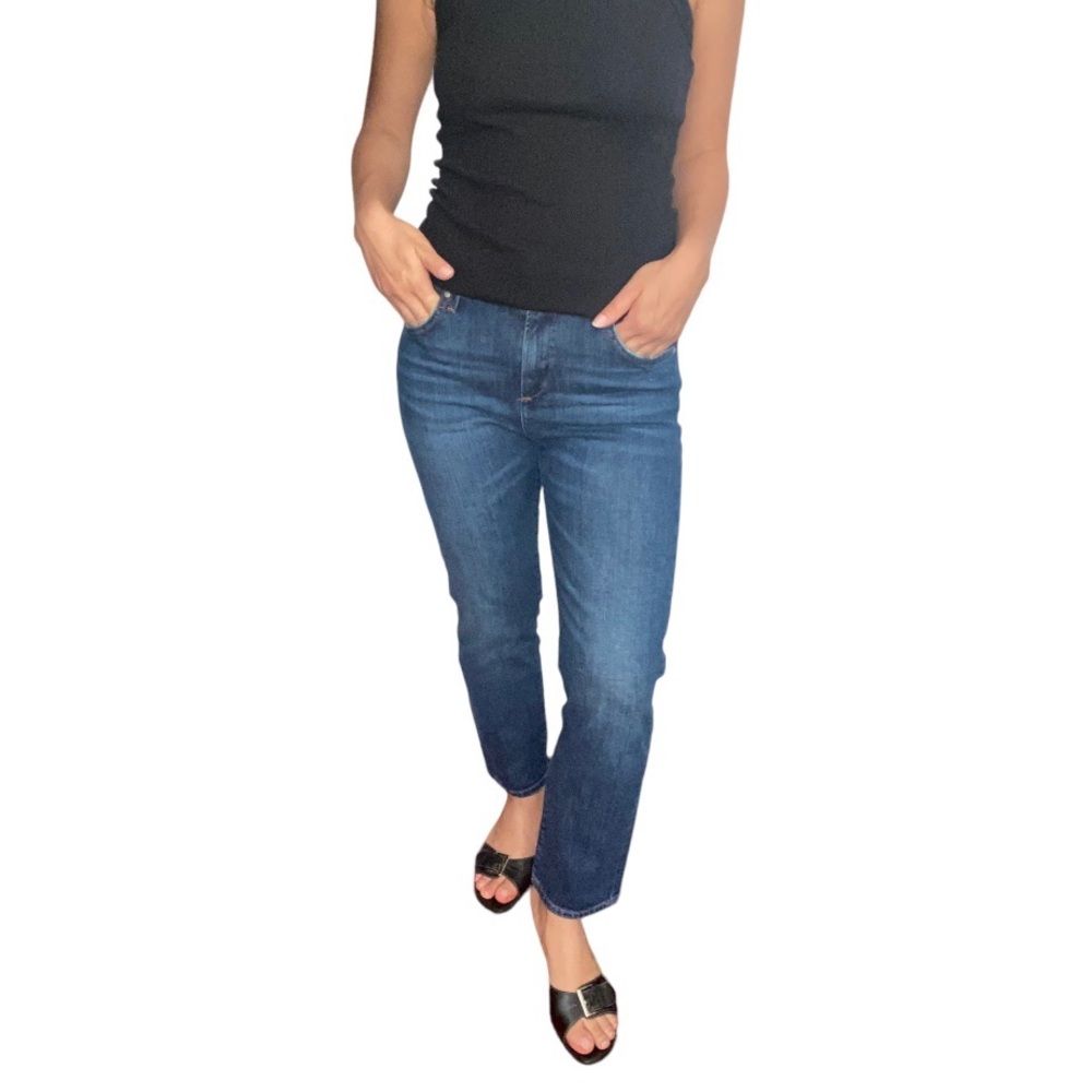 ZARA WOMAN Straight Leg Slim Jeans